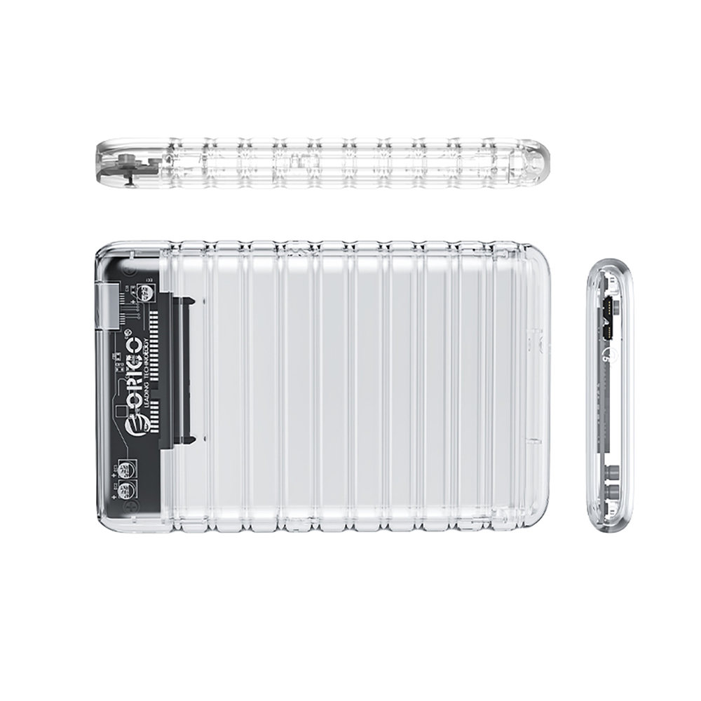 Orico 2139U3-V1 2.5\" HDD/SSD ārējais cietais disks, caurspīdīgs