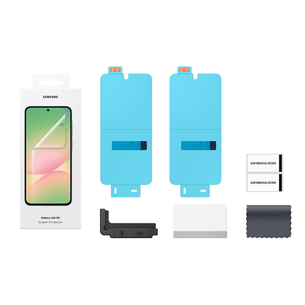 Samsung A56 caurspīdīgs ekrāna aizsargstikls | Screen Protector Transparancy