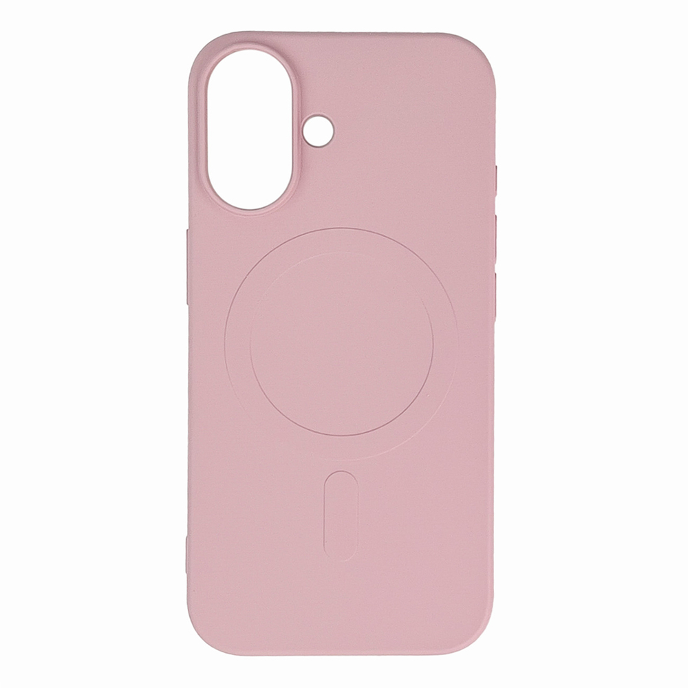 Wozinsky Samsung Galaxy S24 FE vāciņš Liquid Silicone MagSafe, gaiši rozā