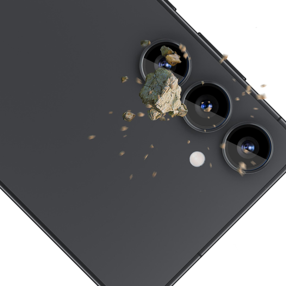 3mk Lens Protection Pro kameras aizsargstikls Samsung Galaxy S25, melns