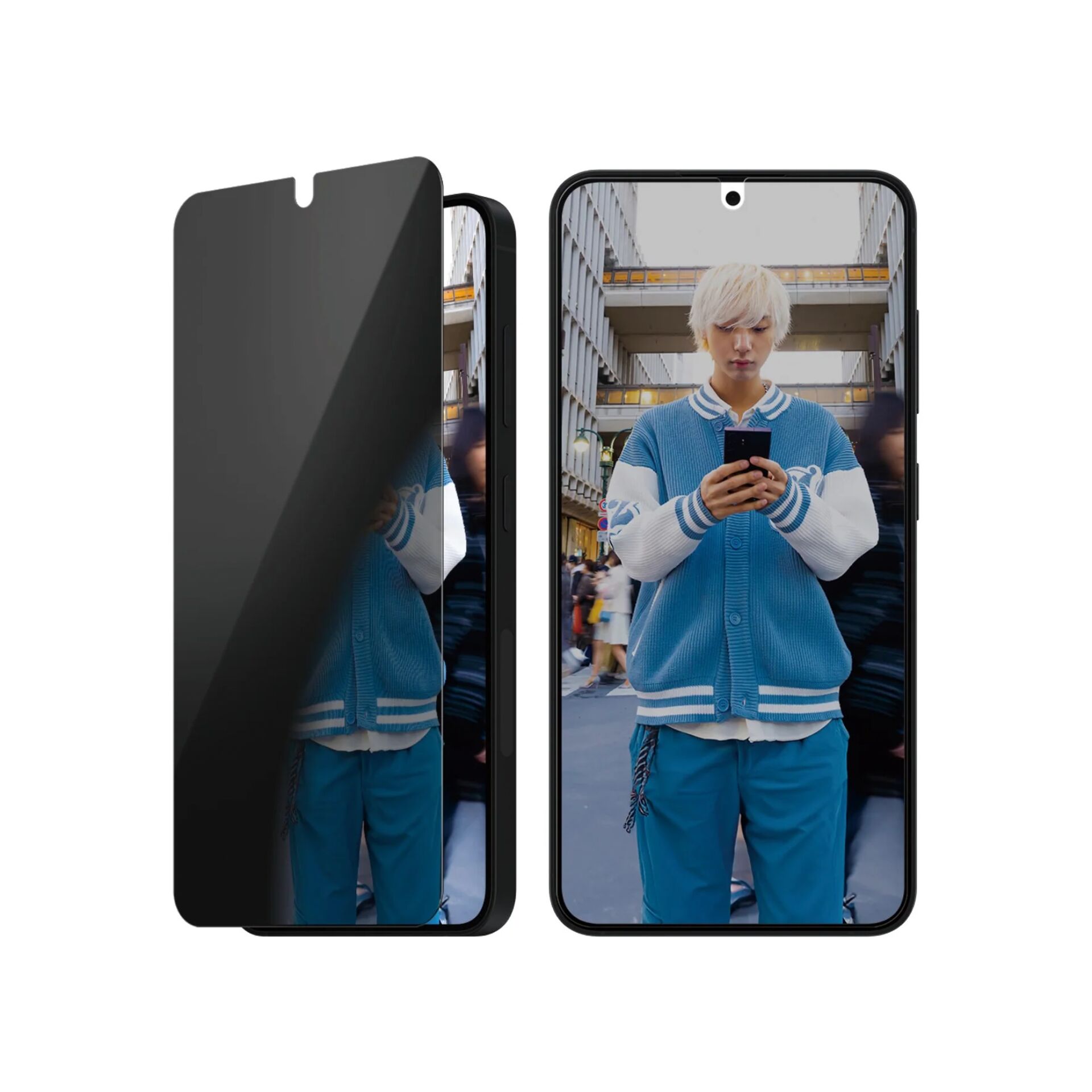 PanzerGlass Ultra-Wide Fit privātuma aizsargstikls Samsung Galaxy S25 / S24