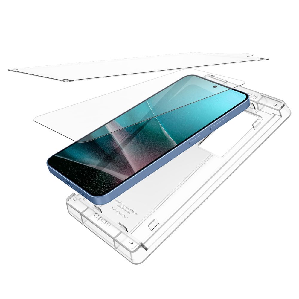 Spigen SHIELD EZ Fit hidrogela aizsargplēve Samsung Galaxy S25, caurspīdīga