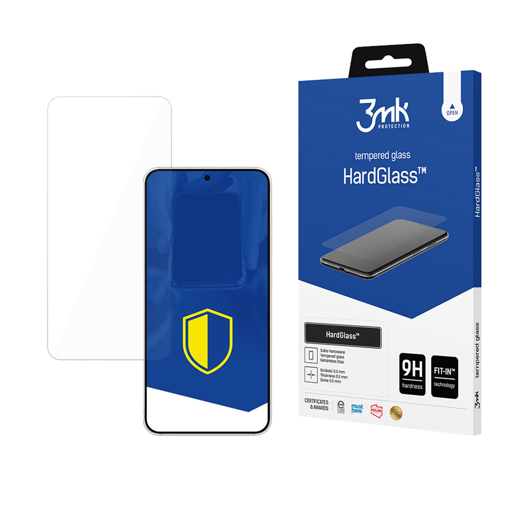 3mk HardGlass rūdītais aizsargstikls Samsung Galaxy S25 Edge
