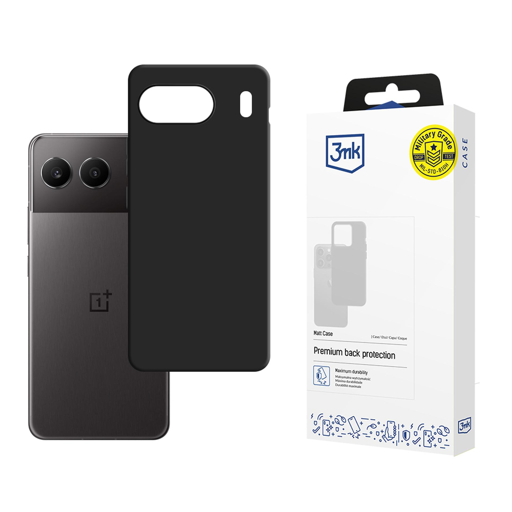 3mk Matt Case vāciņš OnePlus Nord 4, melns