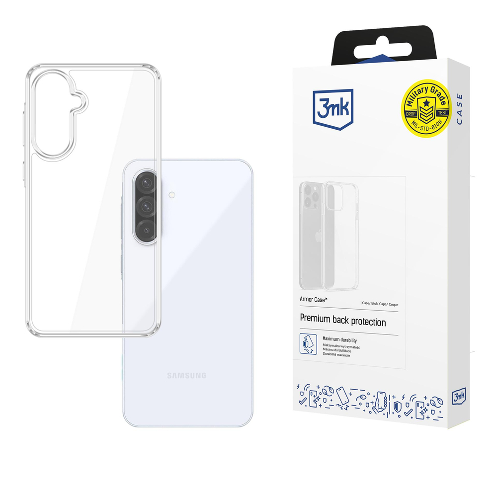 3mk Armor Case Samsung Galaxy A36 5G vāciņš, caurspīdīgs