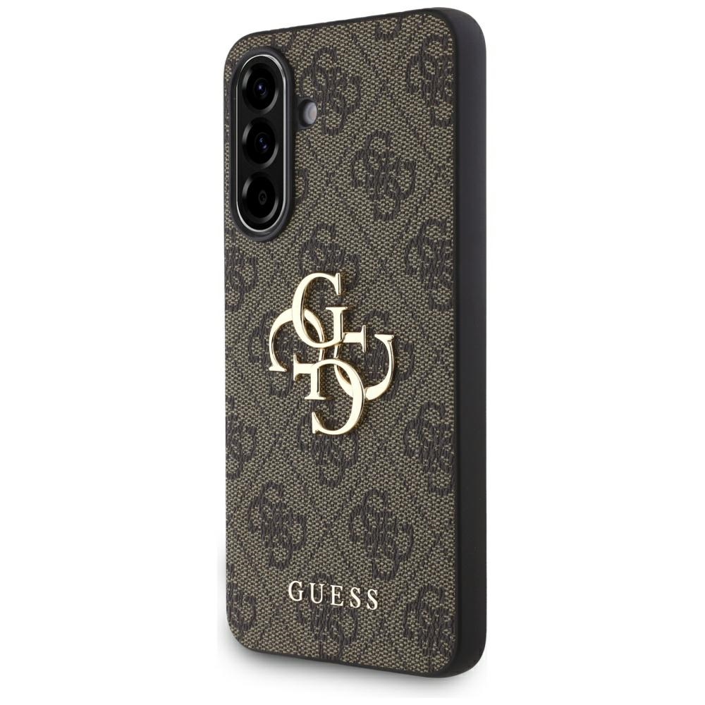 Guess HC 4G PU Big Logo vāciņš Samsung Galaxy A56 5G, brūns
