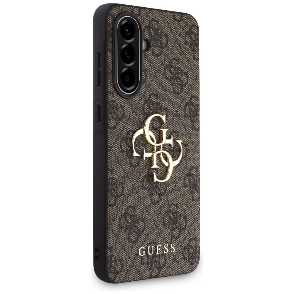 Guess HC 4G PU Big Logo vāciņš Samsung Galaxy A56 5G, brūns