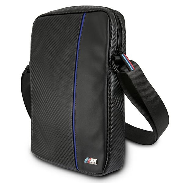 BMW BMTB10CAPNBK Planšetdatora Soma 10\" Oglekļa / Zils Svītras | Torba Tablet Carbon Blue Stripe