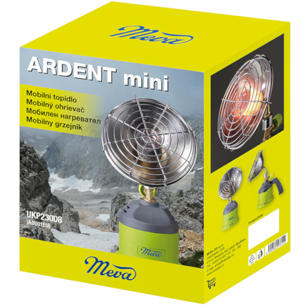 Meva ARDENT MINI gāzes sildītājs tūrisma kārtridžiem 1kW