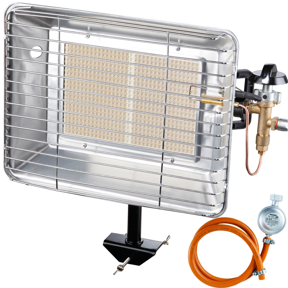 Meva BRI gāzes sildītājs un radiators PB LPG baloniem