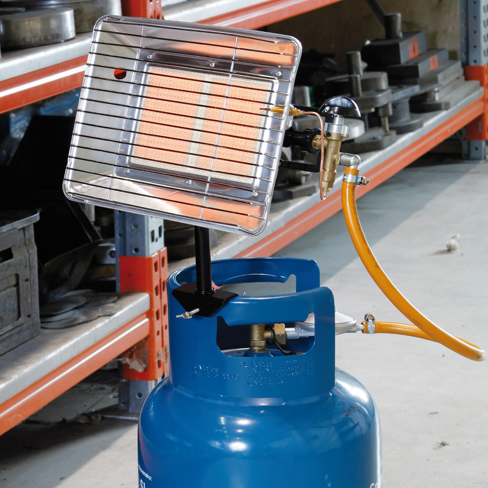 Meva BRI gāzes sildītājs un radiators PB LPG baloniem