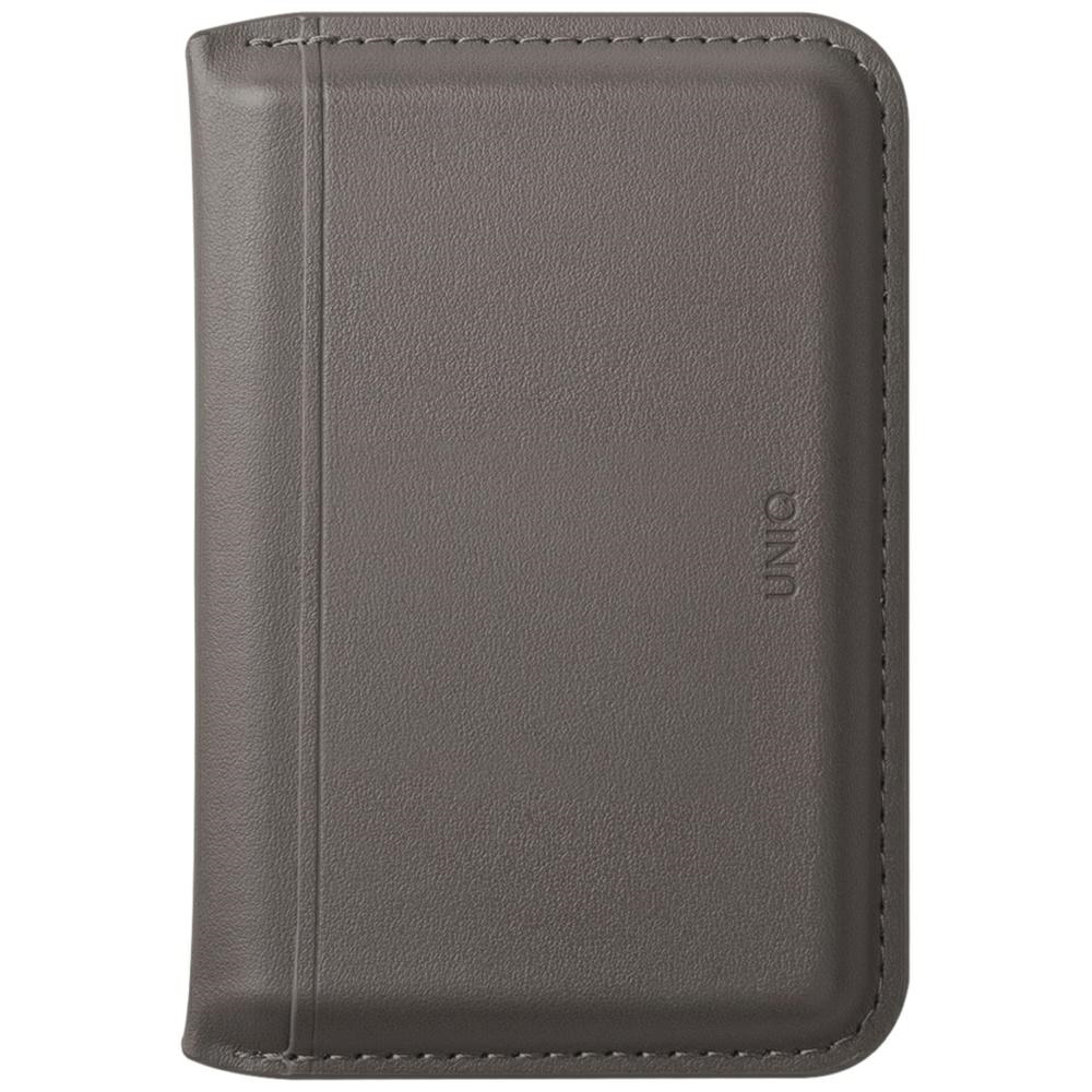 Uniq Lyden DS magnētisks karšu maciņš un statīvs ar RFID aizsardzību, pelēks