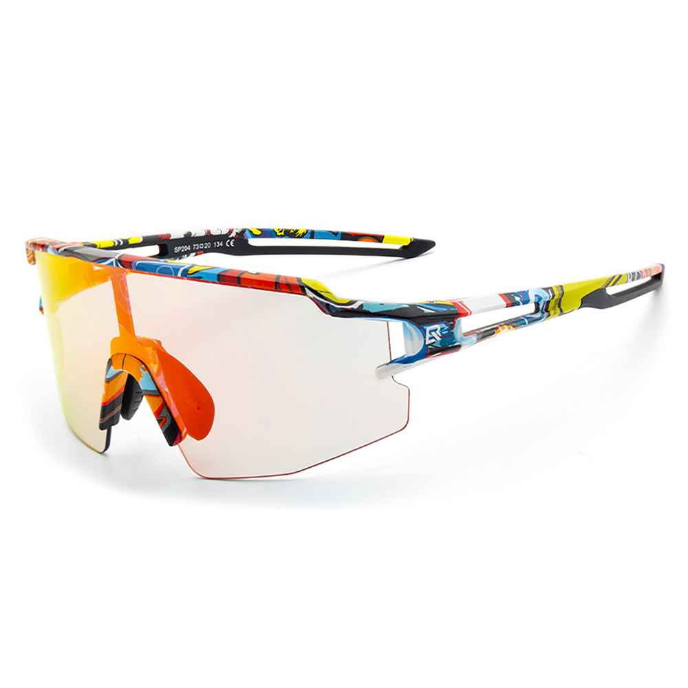 Rockbros fotohromās sporta brilles ar UV aizsardzību un optisko ieliktni, daudzkrāsainas