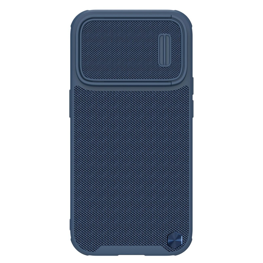 Nillkin iPhone 14 Pro Max vāciņš Textured S Case ar kameras aizsargu, zils