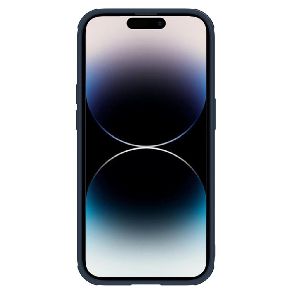 Nillkin iPhone 14 Pro Max vāciņš Textured S Case ar kameras aizsargu, zils