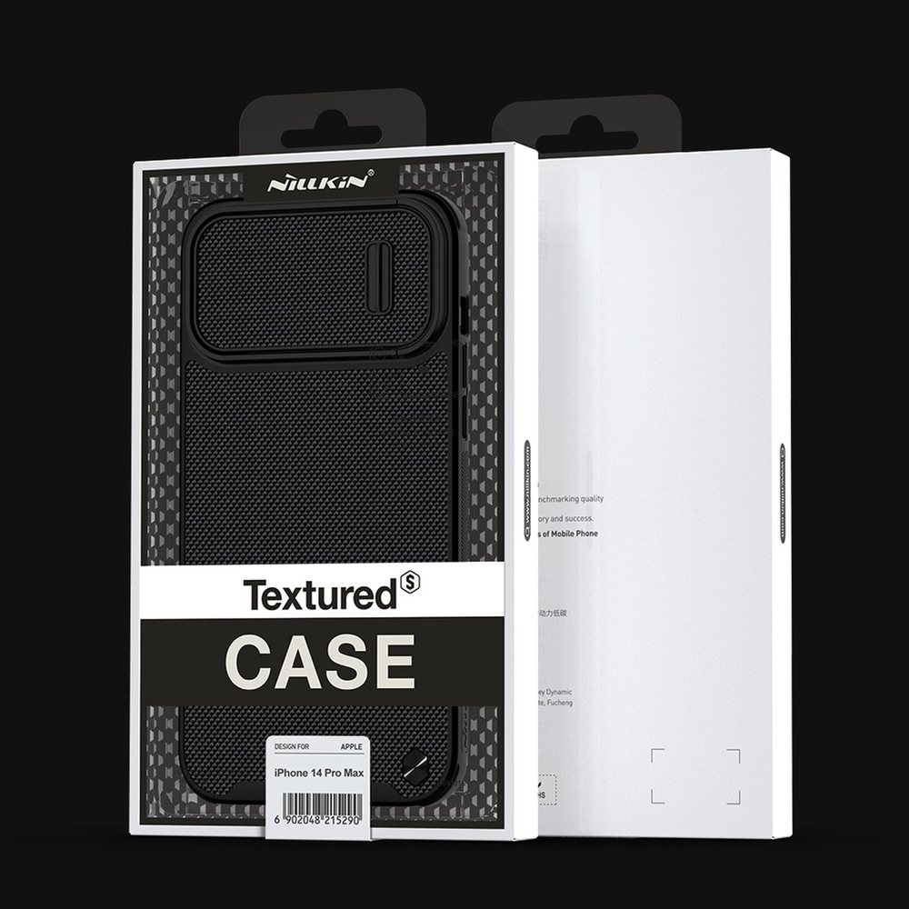 Nillkin iPhone 14 Pro Max vāciņš Textured S Case ar kameras aizsargu, zils