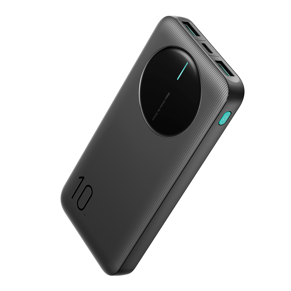Joyroom JR-PBF12 10000mAh Ārējais Akumulators 2.4A 2x USB-A 1x USB-C Melns