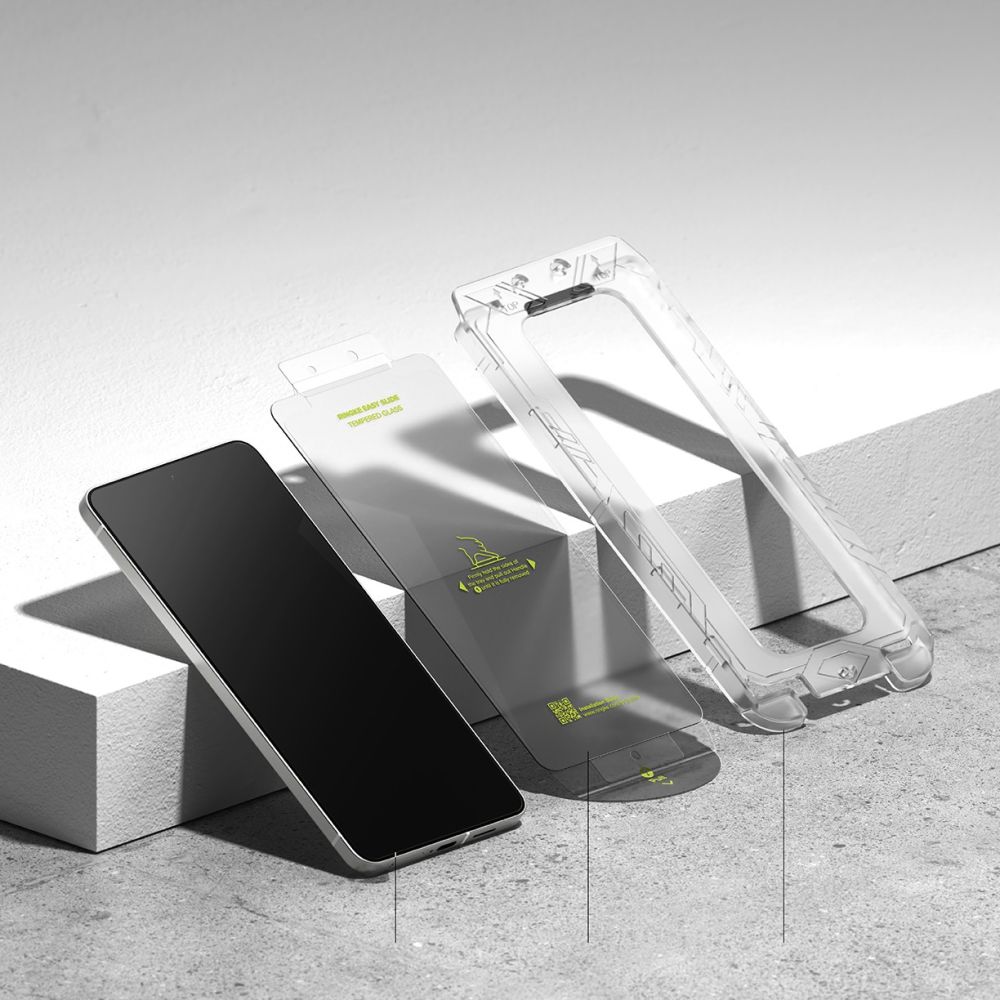 Ringke Easy Slide aizsargstikls Samsung Galaxy S25 Edge (2 gab.)