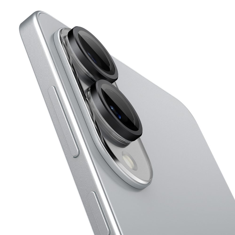 Spigen Optik Pro GLAS.TR Ez Fit kameras aizsargstikls Samsung Galaxy S25 Edge, melns