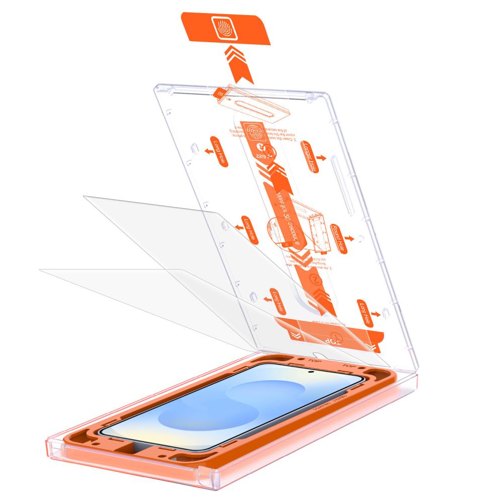 Tech-Protect Samsung Galaxy S25 aizsargstikls Quick Set+ (2 gab.), caurspīdīgs