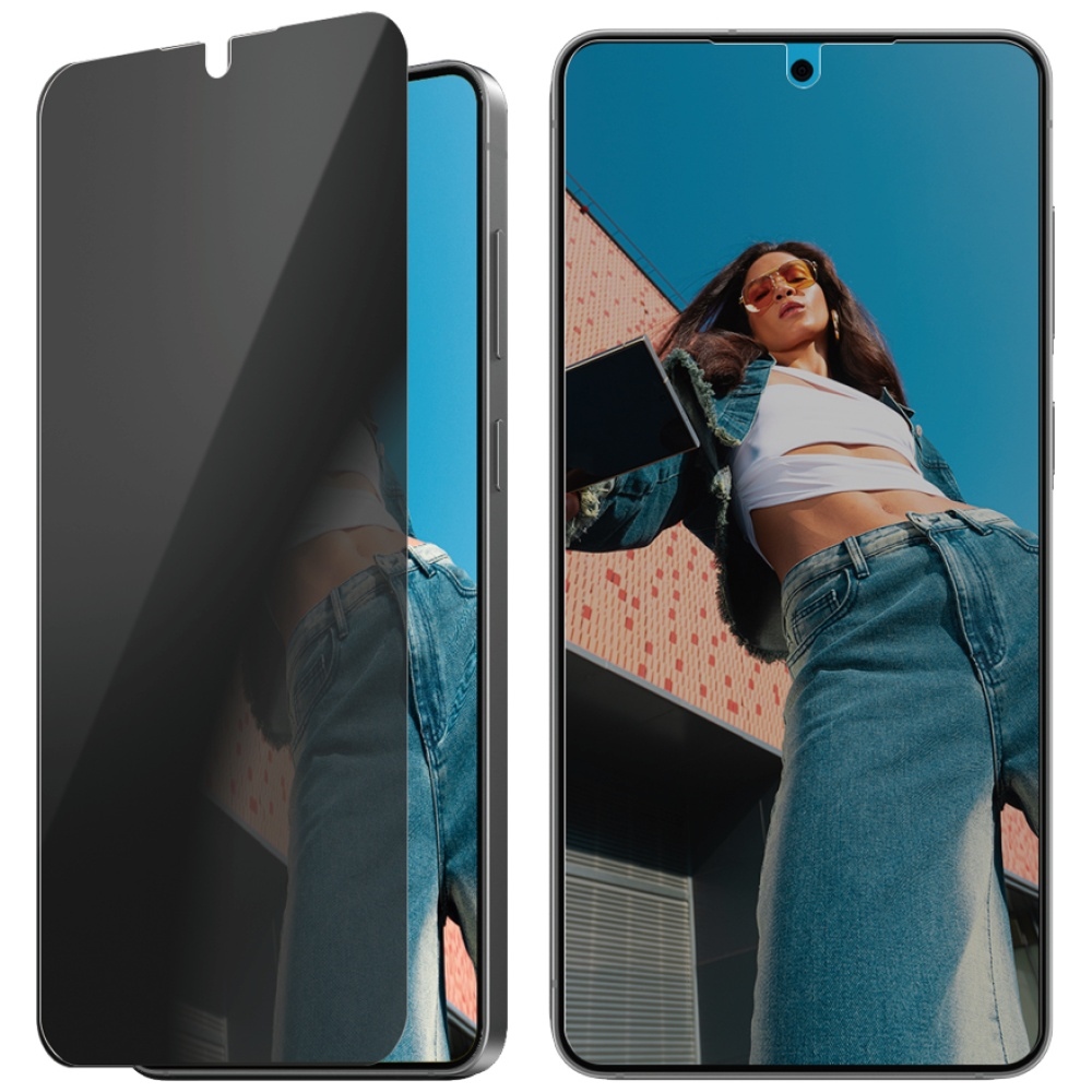 PanzerGlass Ultra-Wide Fit privātuma stikls Samsung Galaxy S25 Edge - caurspīdīgs | Privacy Glass Clear