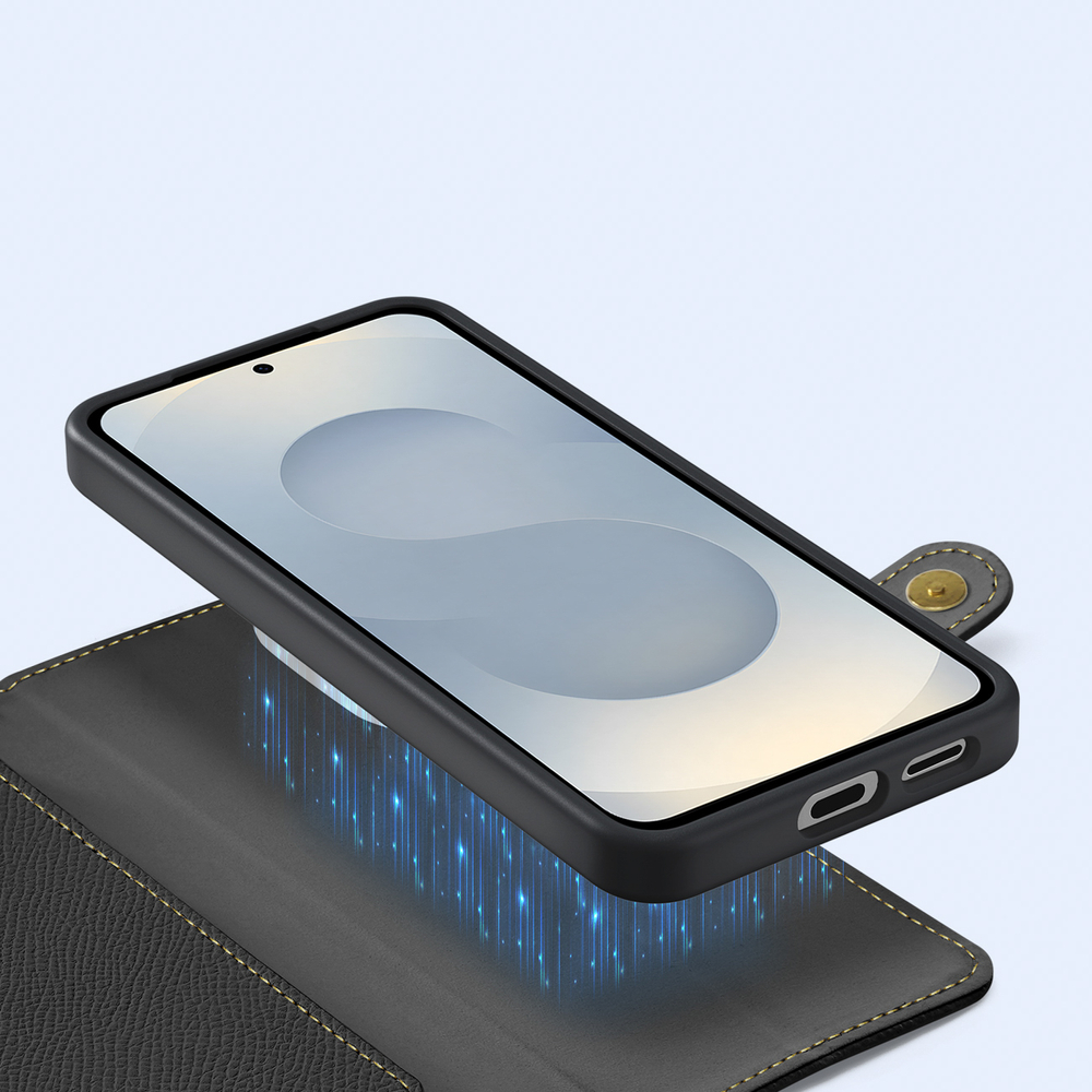 Dux Ducis Samsung Galaxy S25 Edge vāciņš Lava MagSafe, melns