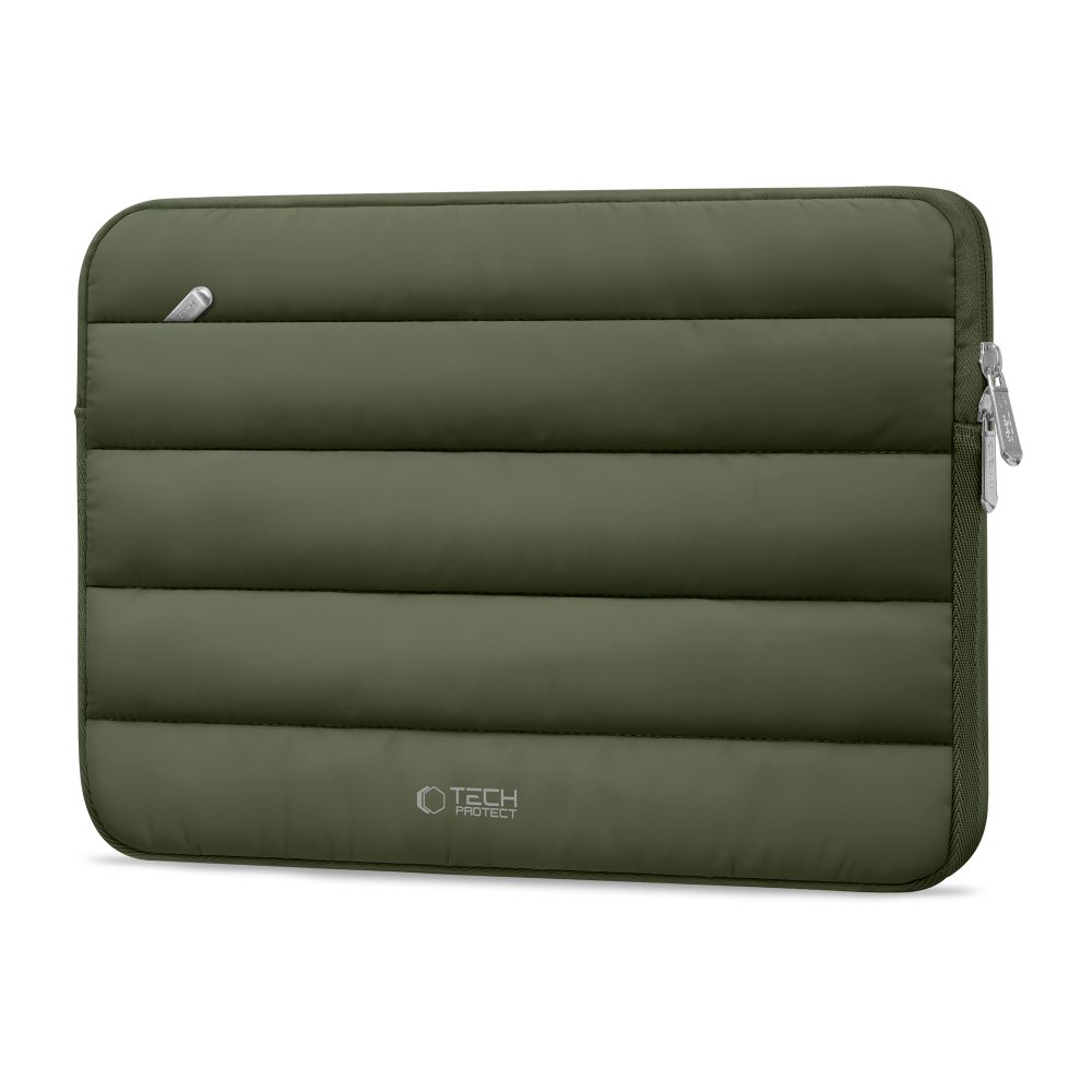 Tech-Protect Fluffy klēpjdatora soma 13-14\", zaļa