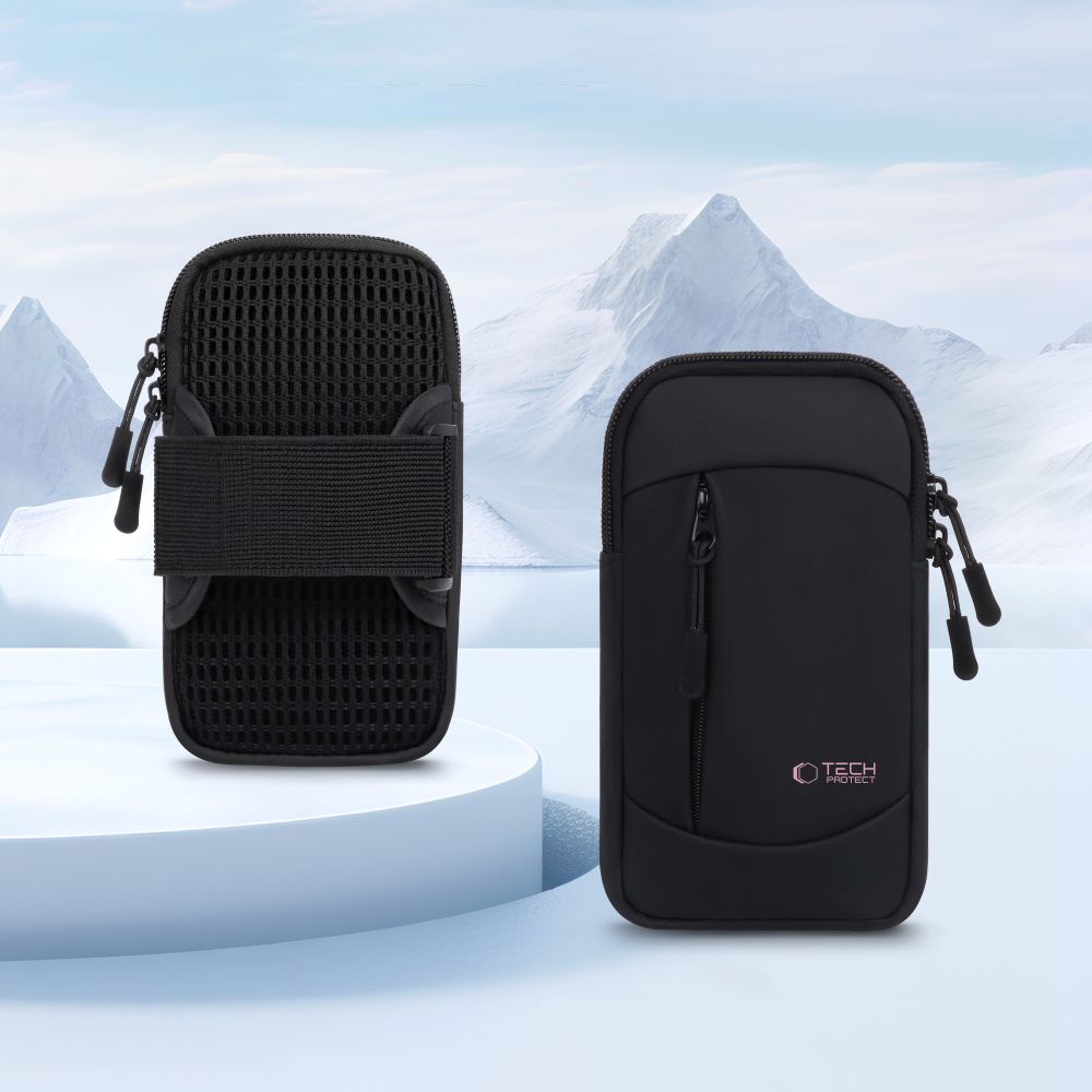 Tech-Protect M6 universāla sporta aproce viedtālruņiem līdz 6.9\", rozā