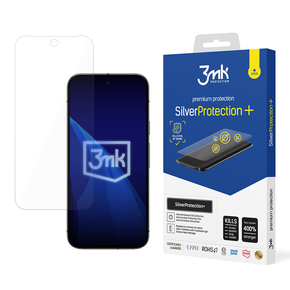 3mk SilverProtection+ antibakteriālā aizsargplēve Google Pixel 9A