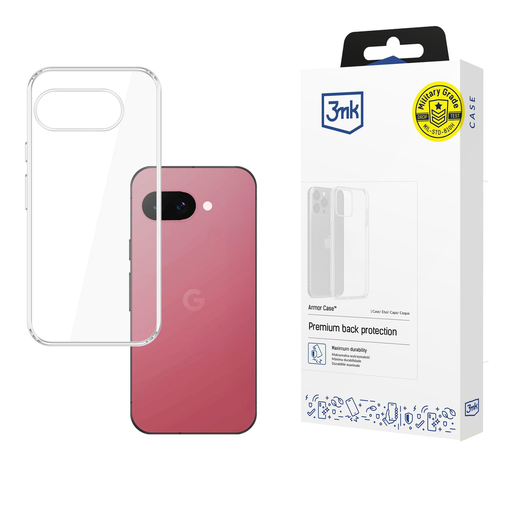 3mk Armor Case Google Pixel 9A vāciņš, caurspīdīgs