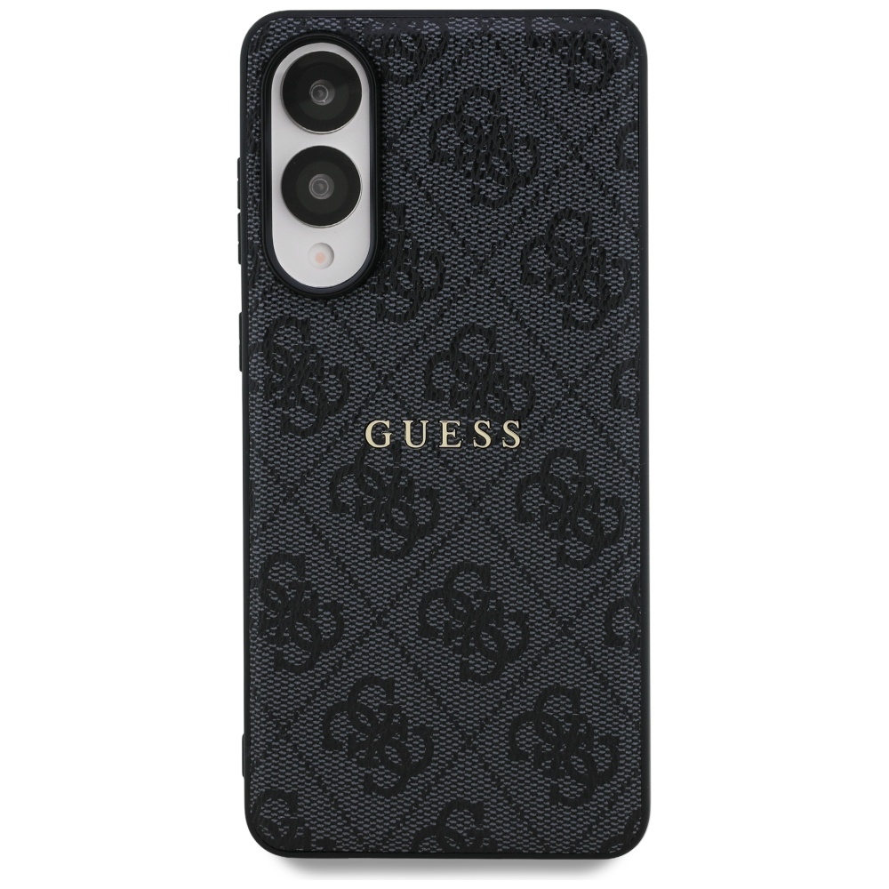 Guess Samsung Galaxy S25 Edge vāciņš 4G Ring Classic Logo MagSafe, melns