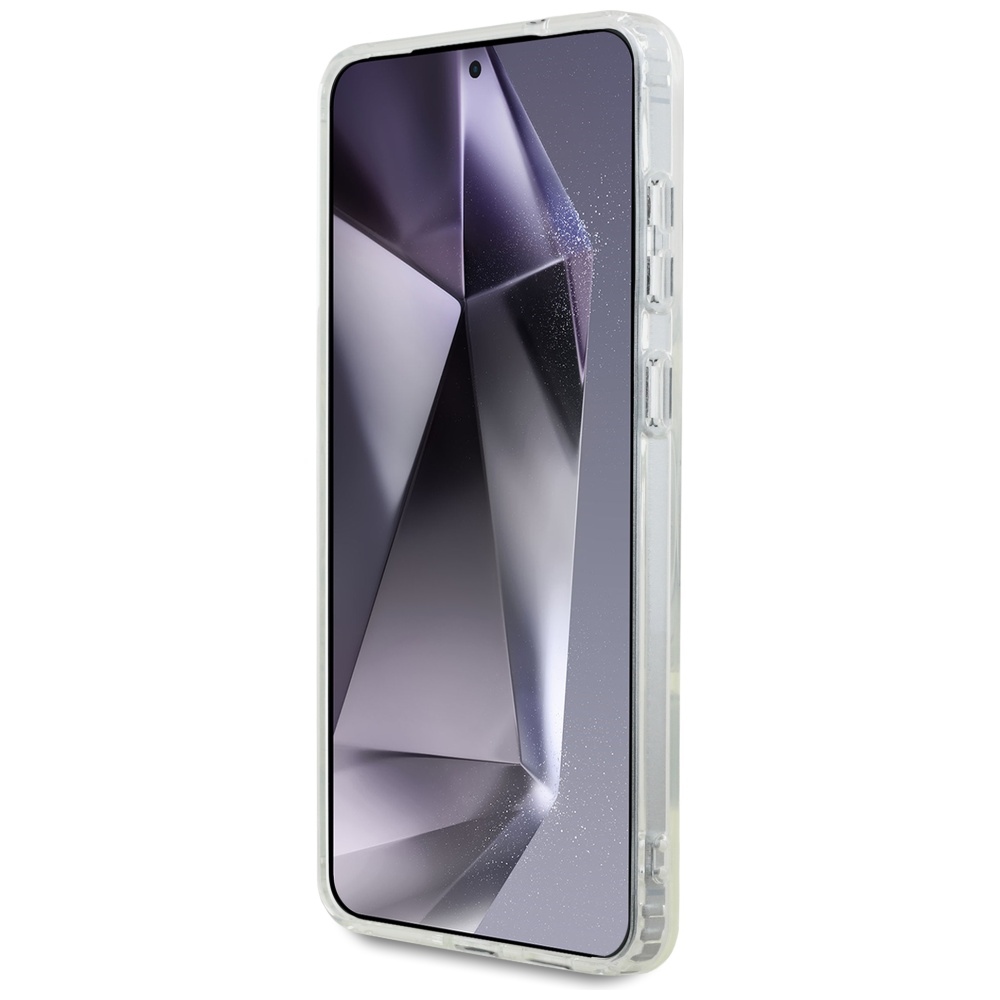 Karl Lagerfeld Samsung Galaxy S25 Edge vāciņš Metal Choupette Head MagSafe, balts