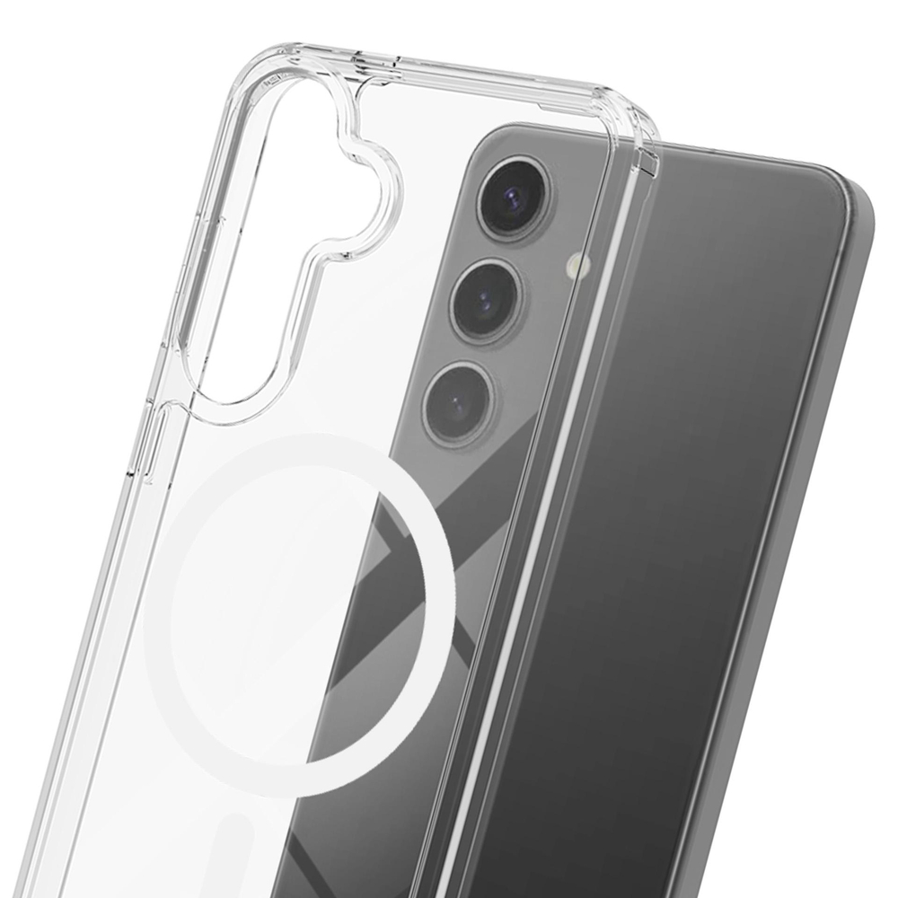 3mk Armor MagCase Samsung Galaxy S24 FE vāciņš, caurspīdīgs