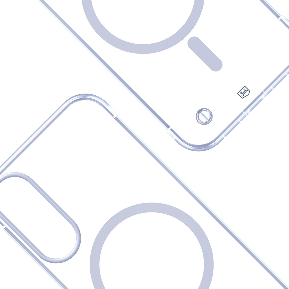 3mk Just20g MagCase Samsung Galaxy S25 Edge vāciņš, caurspīdīgs