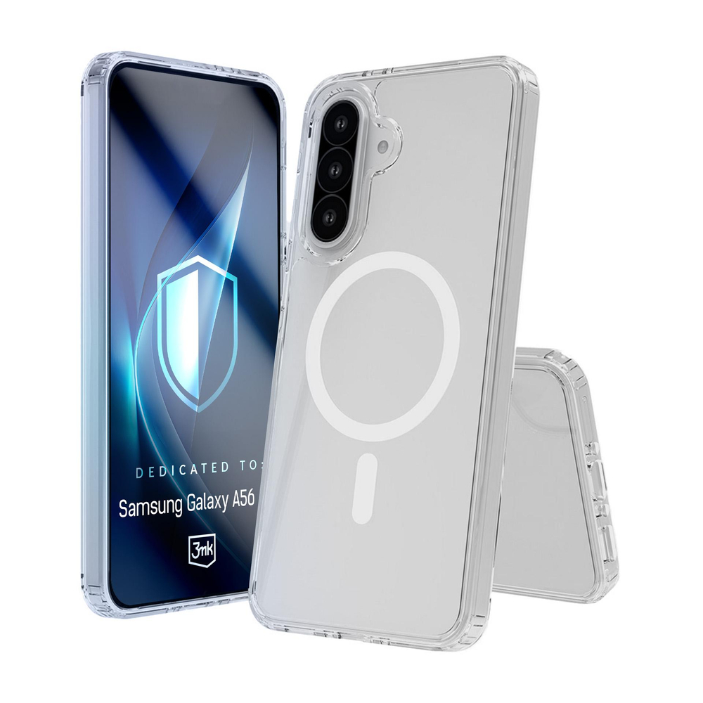 3mk Armor MagCase Samsung Galaxy A56 vāciņš, caurspīdīgs