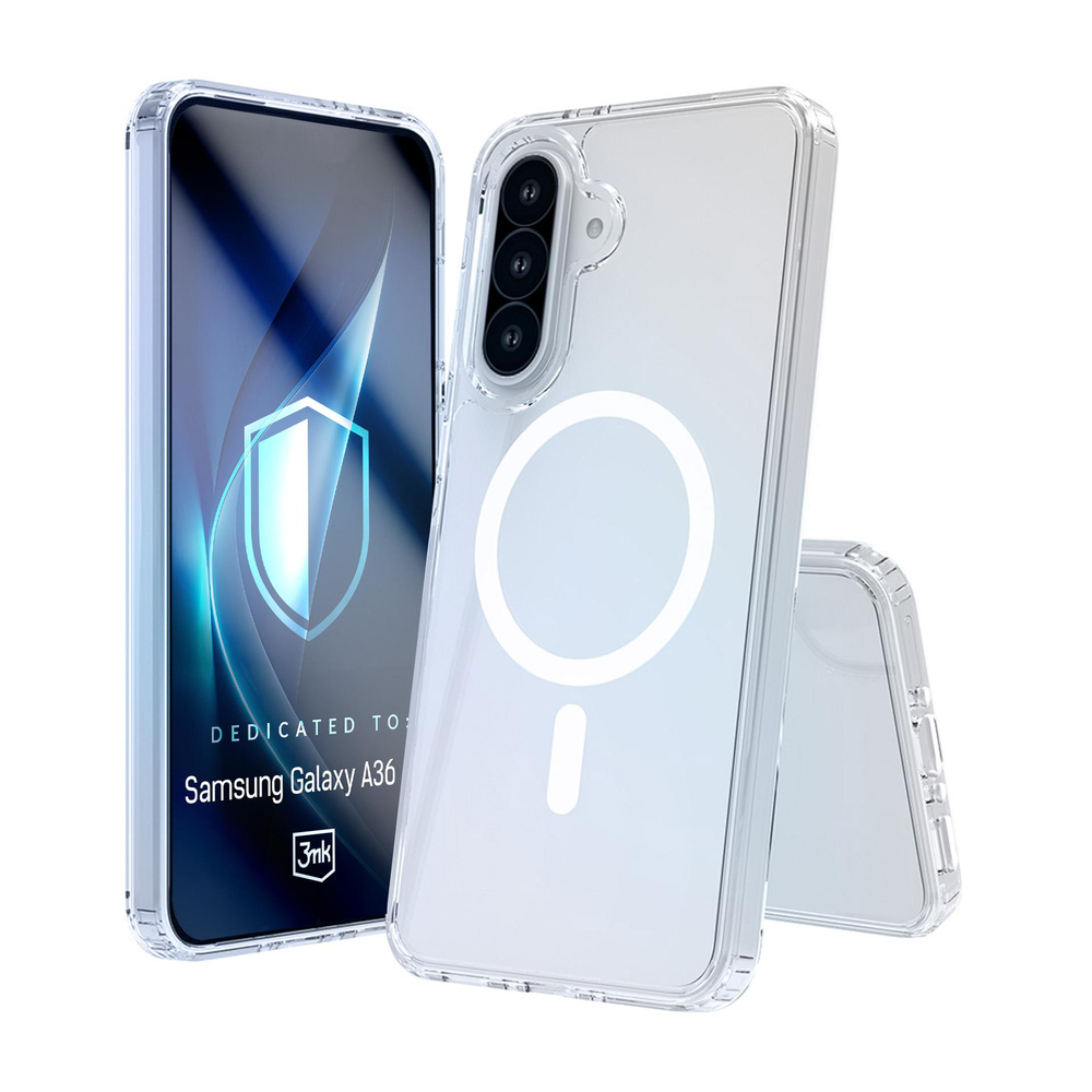 3mk Armor MagCase Samsung Galaxy A36 vāciņš, caurspīdīgs