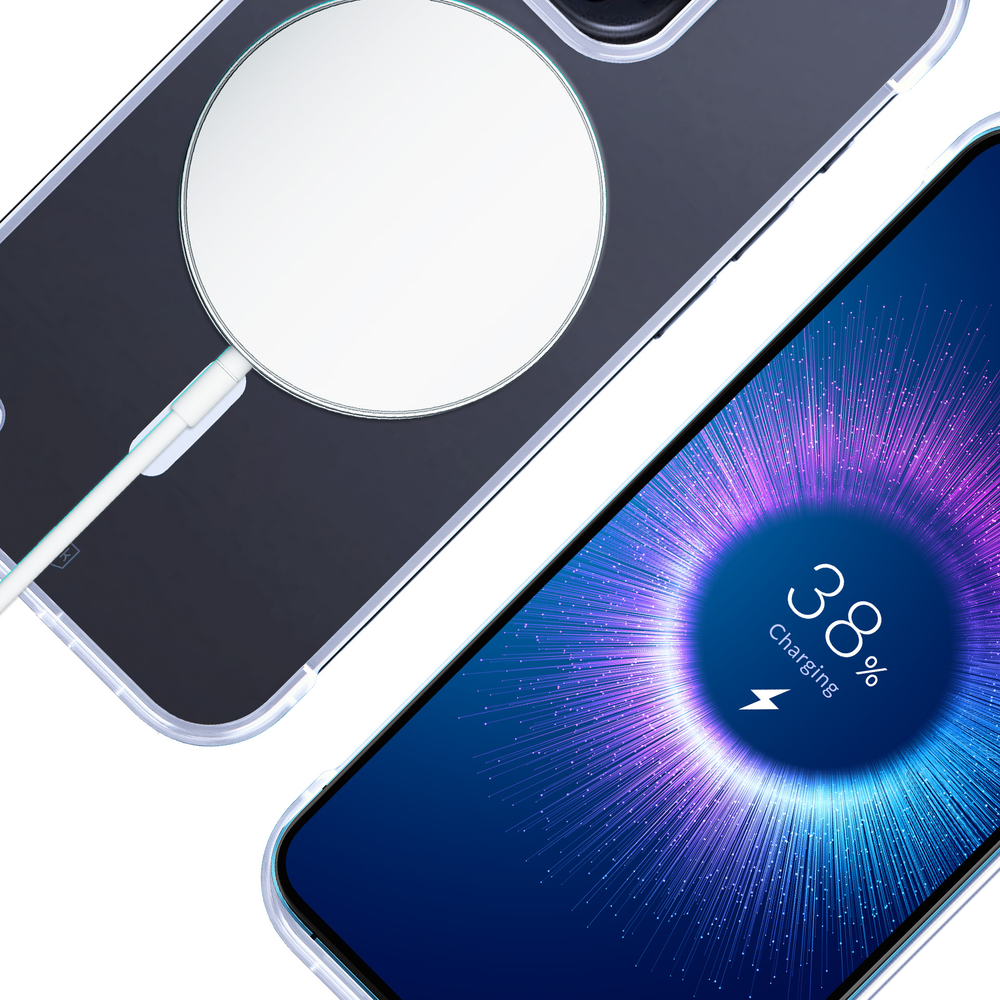 3mk iPhone 14 Pro Max vāciņš Just20g MagCase, caurspīdīgs