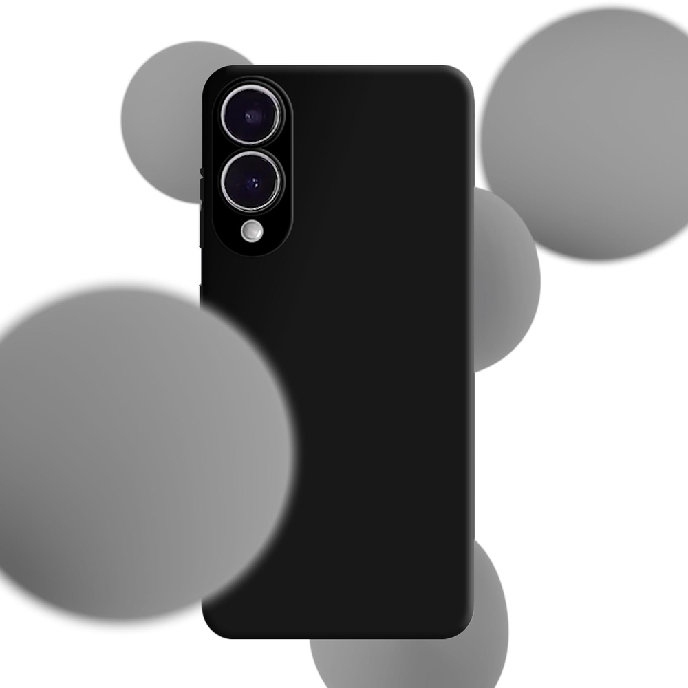 3mk Hardy Silicone MagCase Samsung Galaxy S25 Edge vāciņš, melns