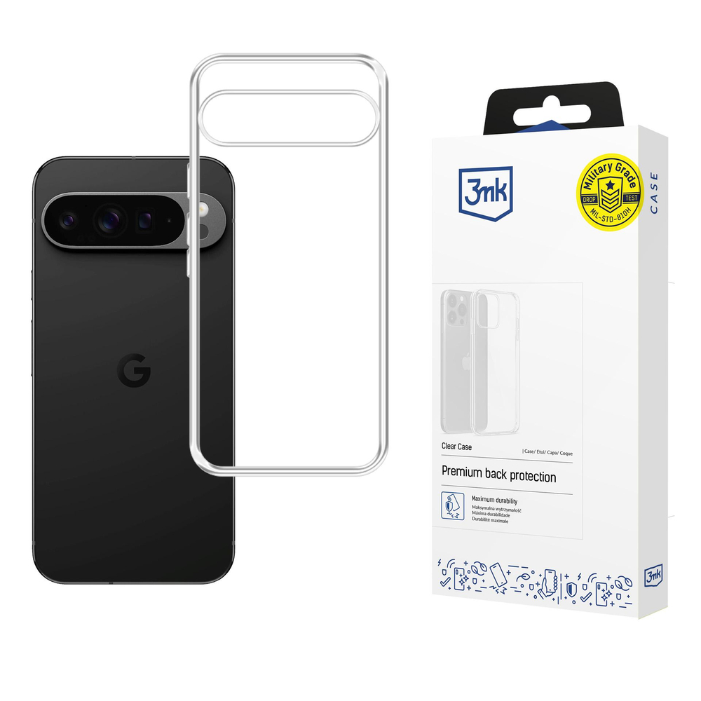 3mk Clear Case Google Pixel 10 Pro XL vāciņš, caurspīdīgs
