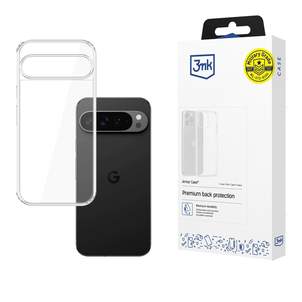 3mk Google Pixel 10 Pro XL vāciņš Armor Case, caurspīdīgs