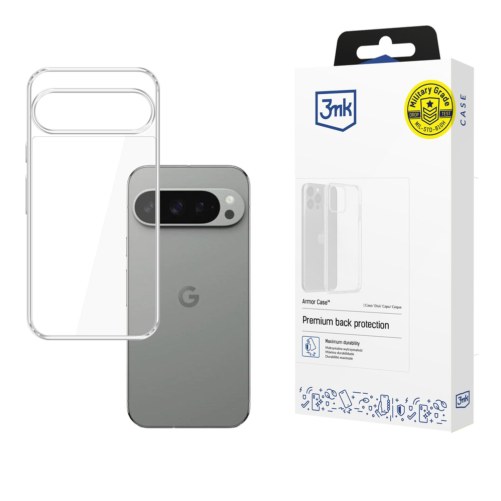 3mk Armor Case Google Pixel 10 / 10 Pro vāciņš, caurspīdīgs