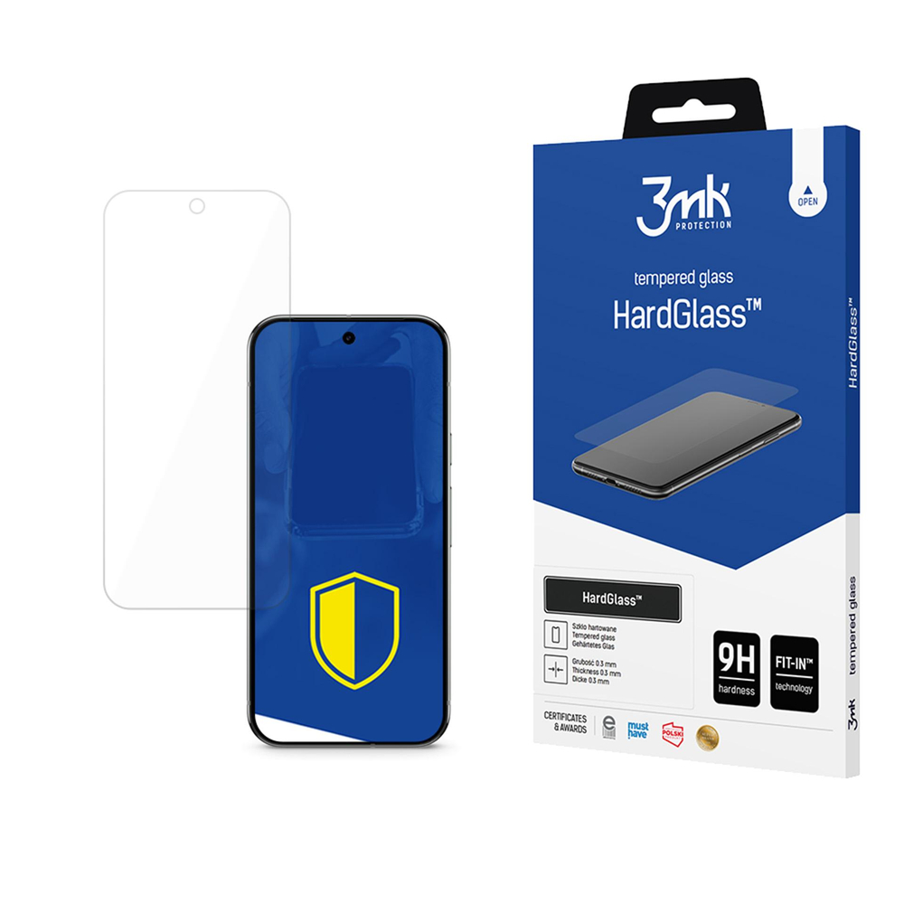 Google Pixel 10 / 10 Pro Hardglass Telefona Aizsargstikls | 3MK HardGlass Tempered Glass Screen Protector