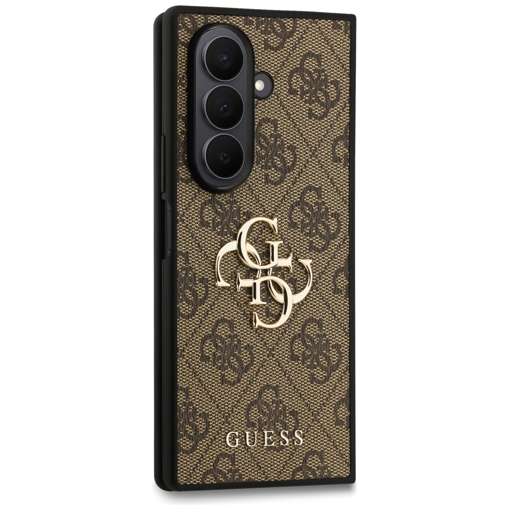 Guess Samsung Galaxy Z Fold7 vāciņš Big 4G Logo Classic Logo, brūns
