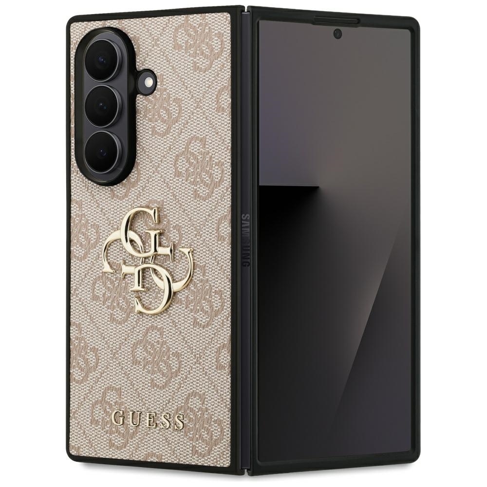 Guess Samsung Galaxy Z Fold7 vāciņš Big 4G Logo Classic Logo, rozā