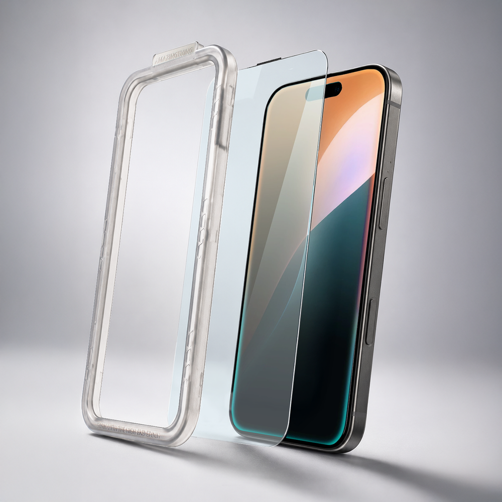 AmazingThing iPhone 17 Air aizsargstikls Titan Max FusionFilter 7