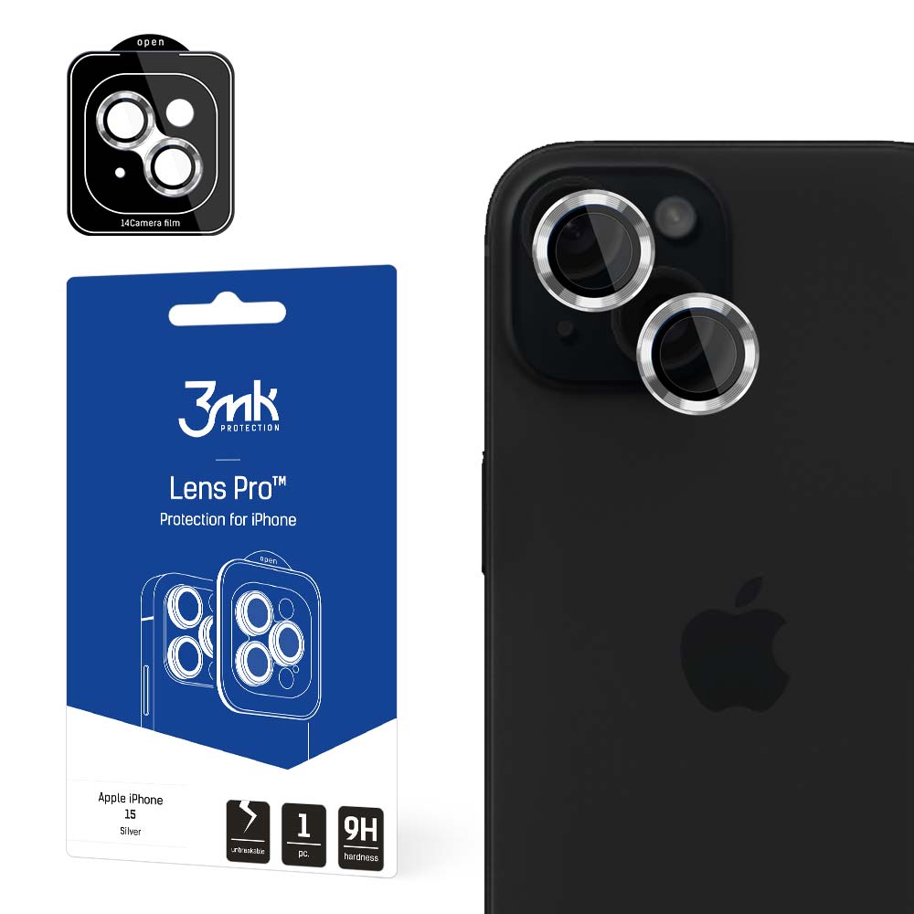 3Mk Protection Apple iPhone 15 kameras aizsargstikls Lens Protection Pro