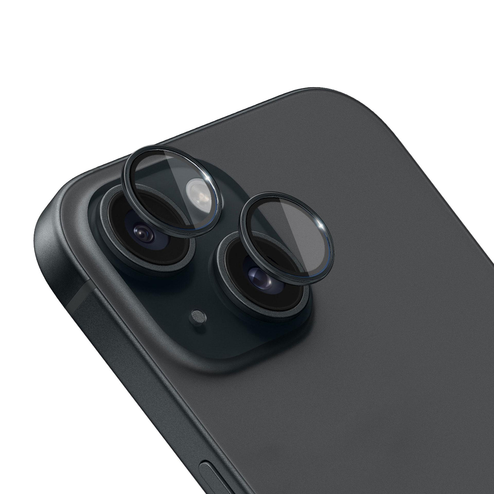 3Mk Lens Protection Pro Apple iPhone 15 kameras aizsargstikls, grafīta