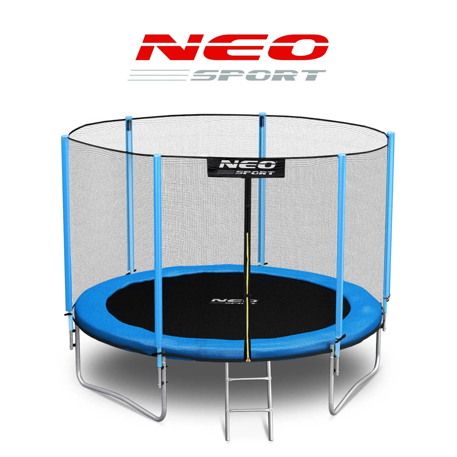 Neo-Sport dārza batuts 183 cm (6ft) ar ārējo tīklu un kāpnēm