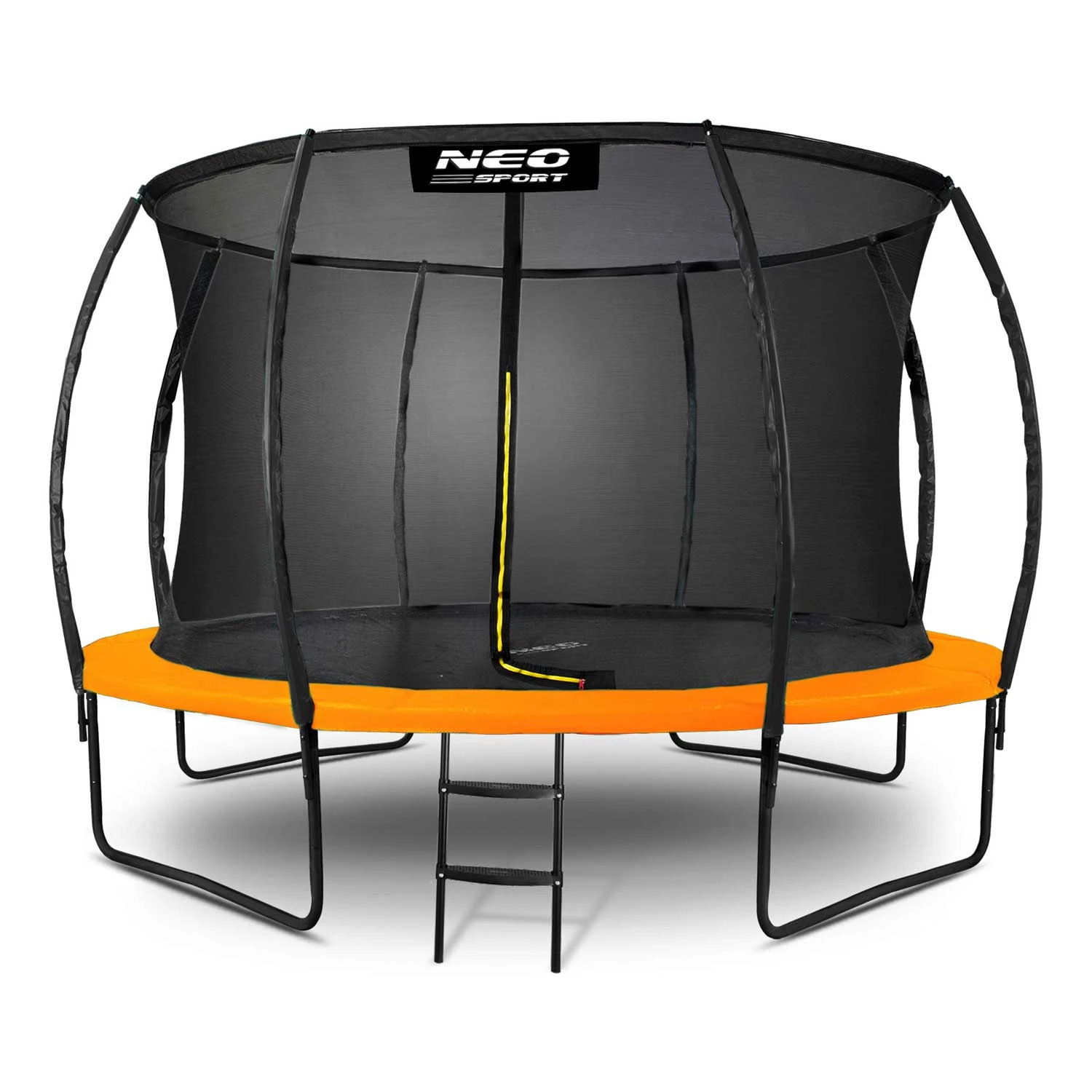 Neo-Sport NS-12C201 dārza batuts ar iekšējo tīklu 374 cm (12ft), oranžs