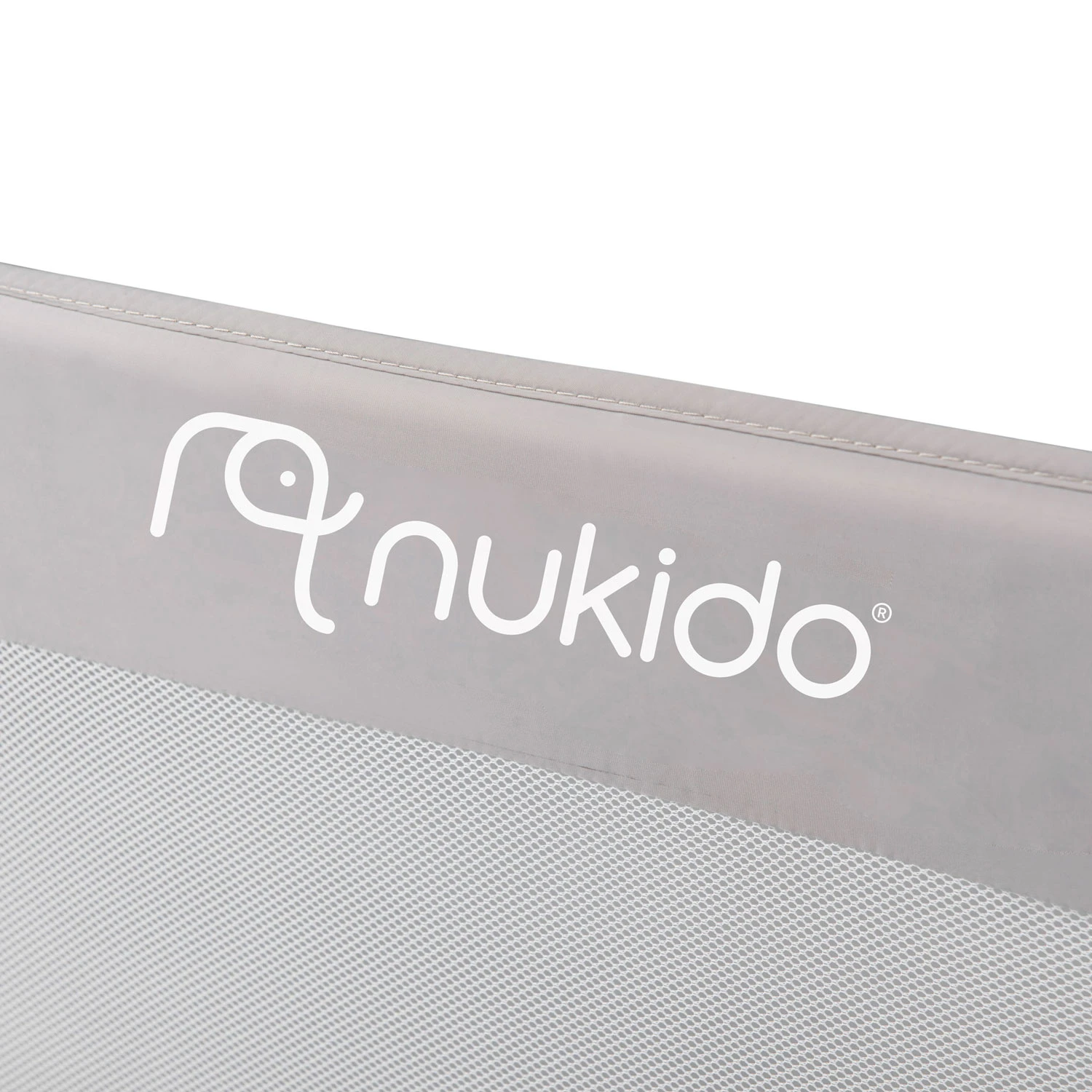 Nukido 722300 gultas aizsargbarjera 150x66x35 cm, pelēka
